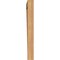 Ekena Millwork Traditional Block Smooth Bracket, Western Red Cedar, 3 1/2"W x 34"D x 34"H BKT04X34X34TRA05SWR - alternate 2